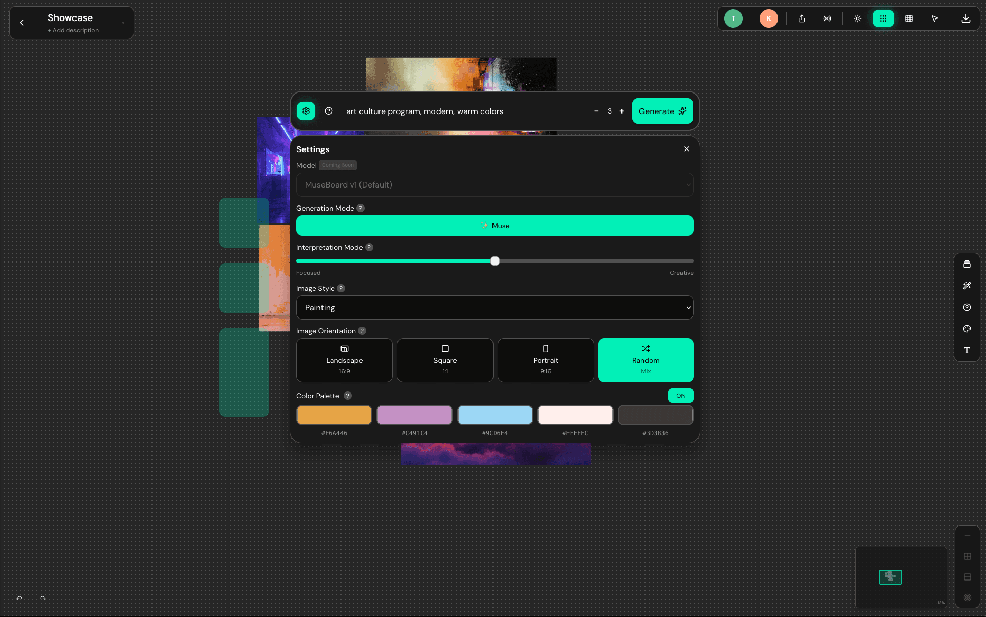 Decide Creativity Feature